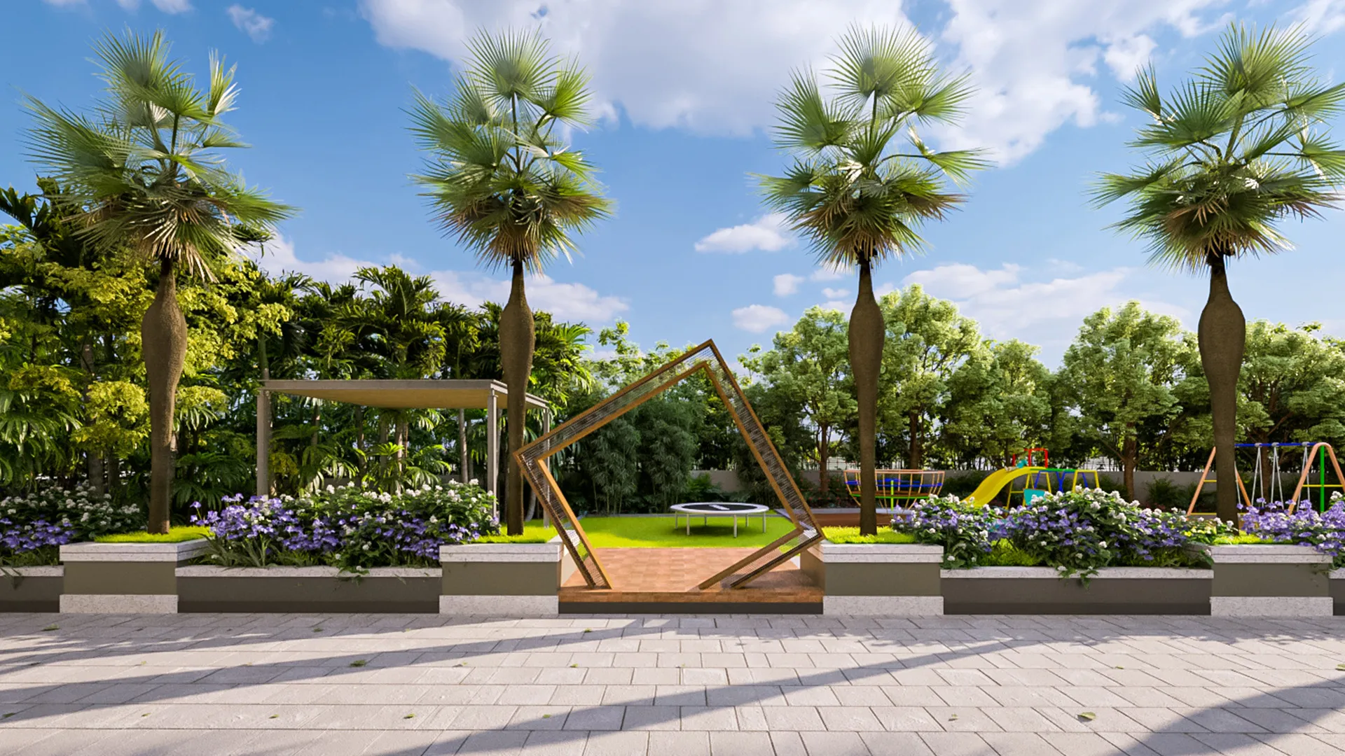 Landscaped grounds and garden