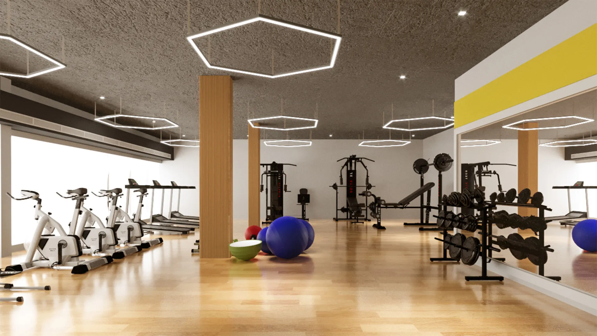 Club Terra modern gym